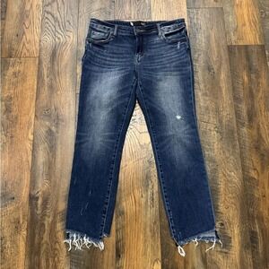 Kut from the Kloth Dark Blue Straight Leg Jeans